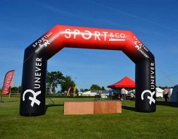 Inflatable arch for Sport & Co shop in Avranches