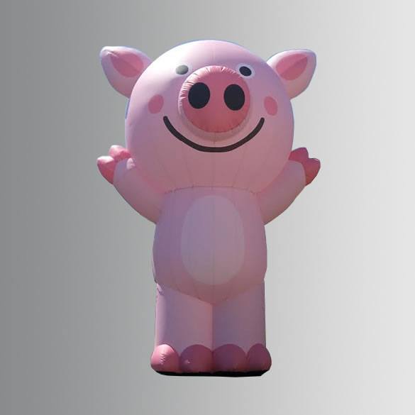 Giant inflatable pig