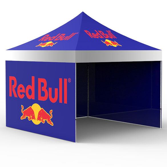 A professional folding tent for Redbull