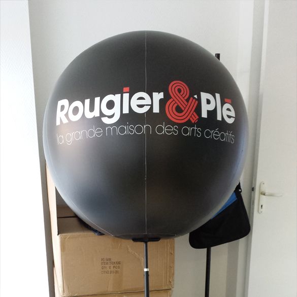 Advertising balloon on Rougier&Plé backpack