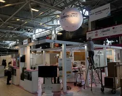 Helium balloon on the Climascience group booth
