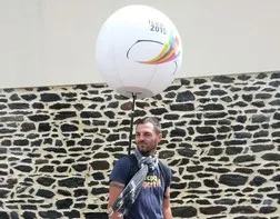 Street marketing balloon for the Tour de France