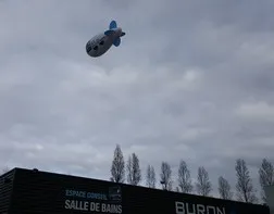 A giant airship for Buron Distribution promotional days