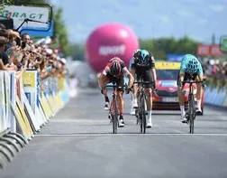 Giant continuous-blow hot air balloon France TV used at the Tour de France 2017