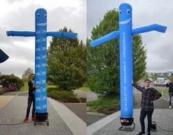 A skydancer for PUBEO SAS company promotion