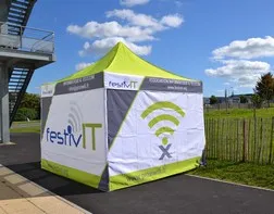 Aluminium eco tent for PUBEO SAS