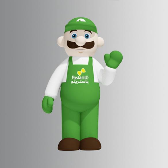 Mascot Pastarito - Custom made character