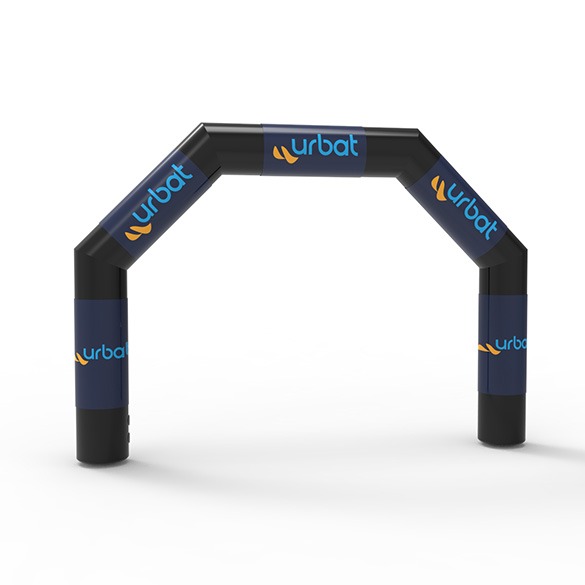 Inflatable arch with captive air for Urbat