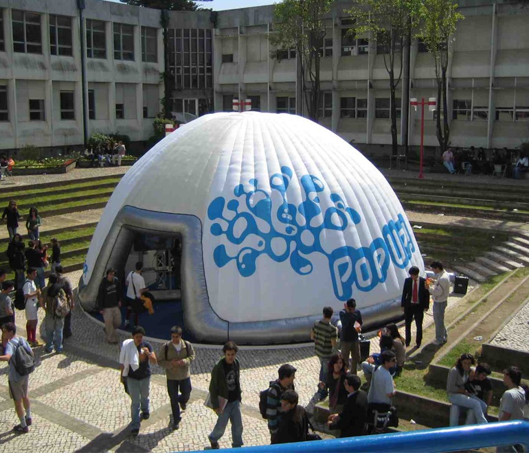 An inflatable dome for Microsoft
