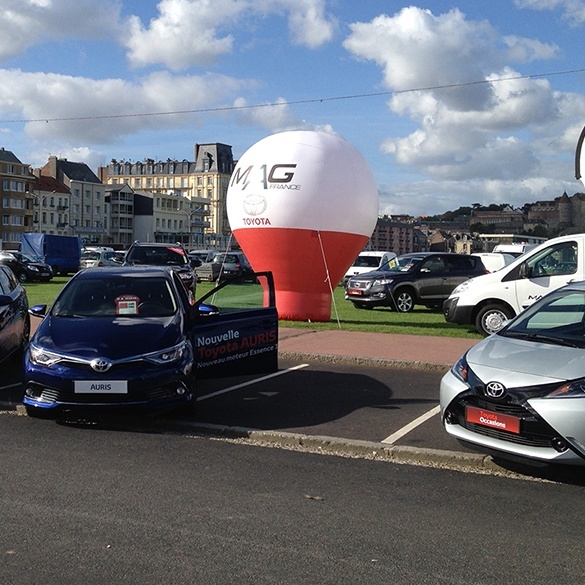 A self-ventilated hot air balloon for Toyota
