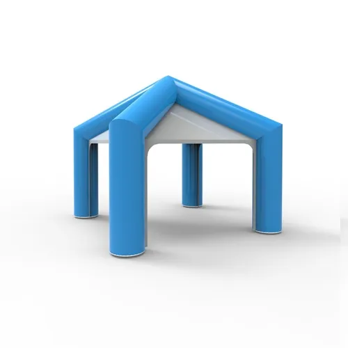 House-shaped inflatable tent