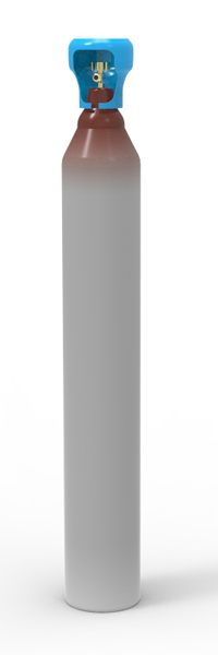 Example of a helium cylinder offered for rent by Air Liquide